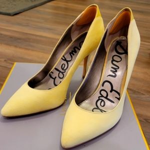 Sam Edleman Yellow Pump